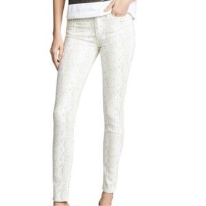 Paige Hoxton Sonoran Snake Skinny Jeans Size 28